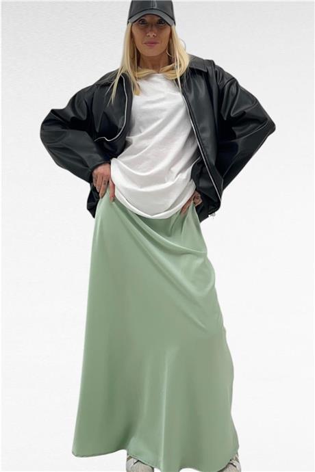 Gonna in raso lunga GLAMOUR